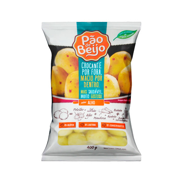 Pão de Beijo sabor Alho - 400g