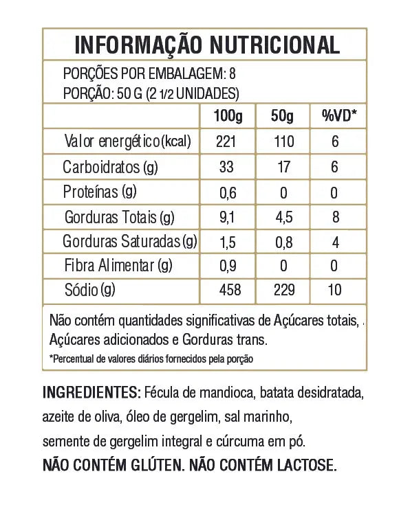 Pão de Beijo sabor Gergelim - 400g
