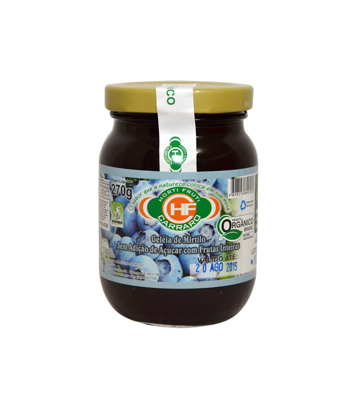 Geléia de Mirtilo - 270g