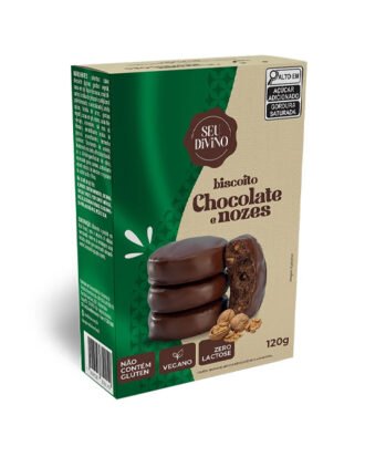 Biscoito Chocolate c/ Nozes Seu Divino