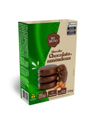 Biscoito Chocolate c/ Amêndoas Seu Divino
