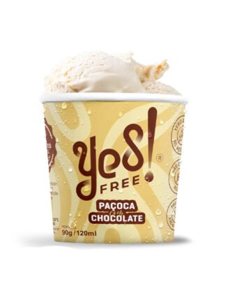 Sorvete de Paçoca c/ Chocolate Zero P Yes Free