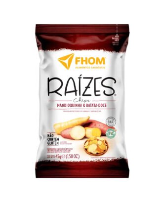 Batata Doce e Mandioquinha Chips Fhom