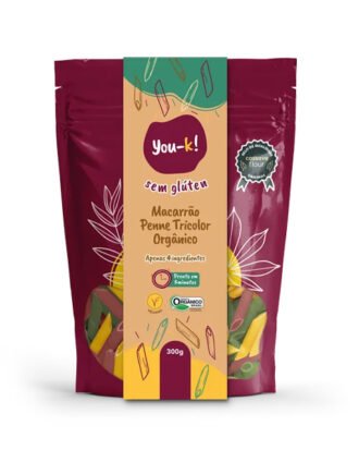 Macarrão Penne Tricolor s/ Glúten