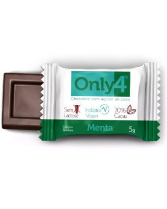 Chocolate 70% Cacau c/ Menta Only 4