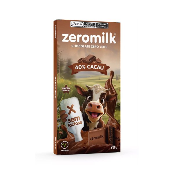 Chocolate 40% Cacau ZeroMilk