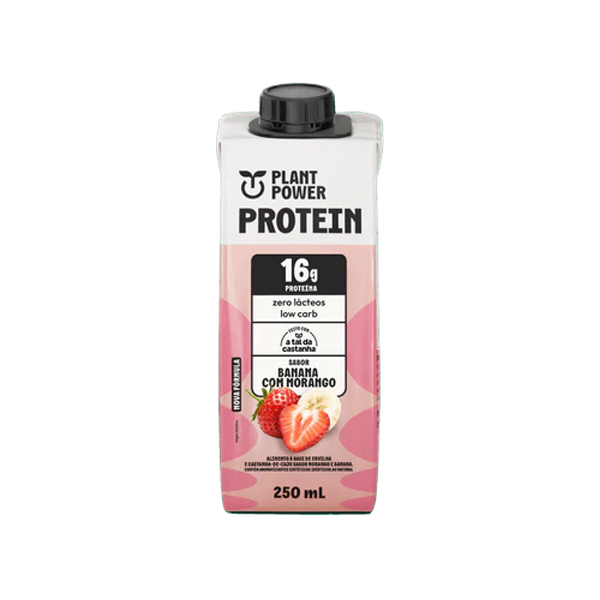 Shake Protein Banana com Morango Plant Power